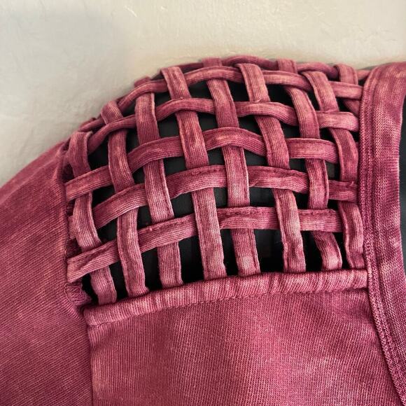 Affliction American Customs Womens Size Large Rhinestone Graphic Sweatshirt Goth - Picture 5 of 6